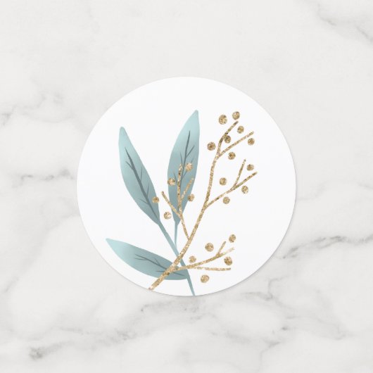 Butterfly Baby shower Bloementuin Confetti (Kleine voorkant)