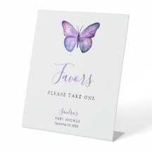 Butterfly Baby shower Elegant Favors party-teken