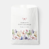 Butterfly Baby shower Favor Bags Bedankzakje (Voorkant)