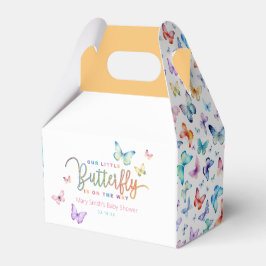 Butterfly Baby shower gunstbox – Waterverf Bedankdoosjes