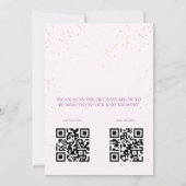 Butterfly Baby Shower Invitation Kaart (Achterkant)