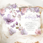 Butterfly Baby Shower  Kaart