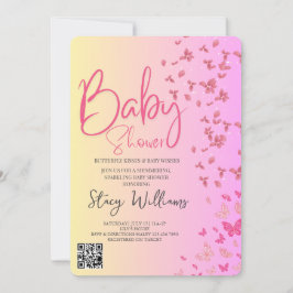 Butterfly Baby Shower Kaart