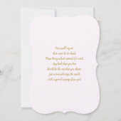 Butterfly Baby shower Kaart (Achterkant)