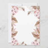  Butterfly Baby Shower  Kaart (Achterkant)