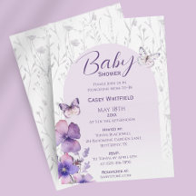 Butterfly Baby shower Modern Boho Meisje