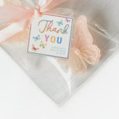 Butterfly Baby shower Patchwork Fotodeken Fleece Deken (Hoek)