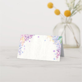 Butterfly Baby shower Voedseletiketten of Plaatska Plaatskaartje