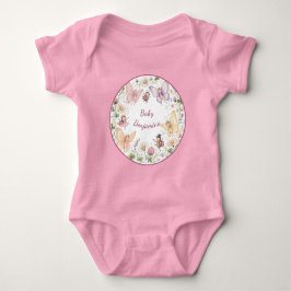 Butterfly Baby Shower Whimsical Garden Floral Gift Romper