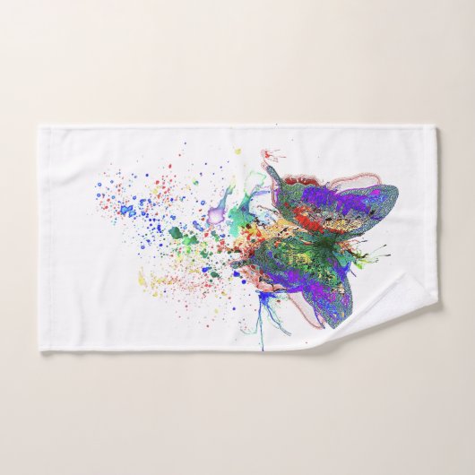 Butterfly Bad Handdoek (Handdoek)