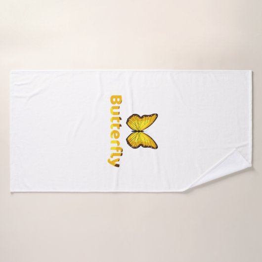 Butterfly Badhanddoek (Badhanddoek)