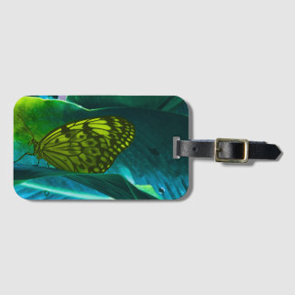 Butterfly bag label bagagelabel