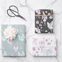 Butterfly Ballerina Inpakpapier Vel