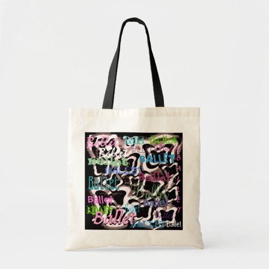 Butterfly Ballet Bag Tote Bag (Voorkant)