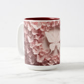 Butterfly Ballet: Snip in stijl met 3D Pestal Mok (Voorkant links)