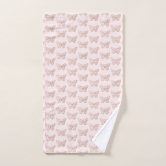 Butterfly Bath Towel Set Bad Handdoek (Handdoek)