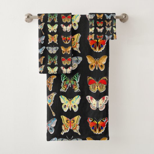 Butterfly Bath Towel Set Bad Handdoek (Insitu)