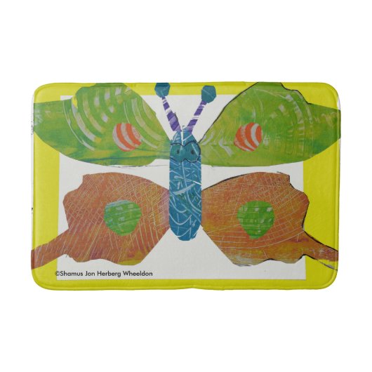 Butterfly Bathmat Badmat (Voorkant)