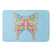 Butterfly Bathroom Rug Badmat (Voorkant)