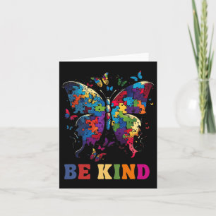 Butterfly be Sind Autism Awareness Month Gifts Man Kaart