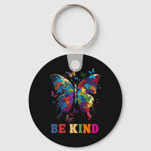 Butterfly be Sind Autism Awareness Month Gifts Man Sleutelhanger