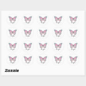 Butterfly Be You Ronde Sticker (Vel)
