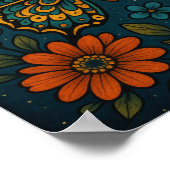 Butterfly Be Your Own Kind Mooie Motivatie Poster (Hoek)