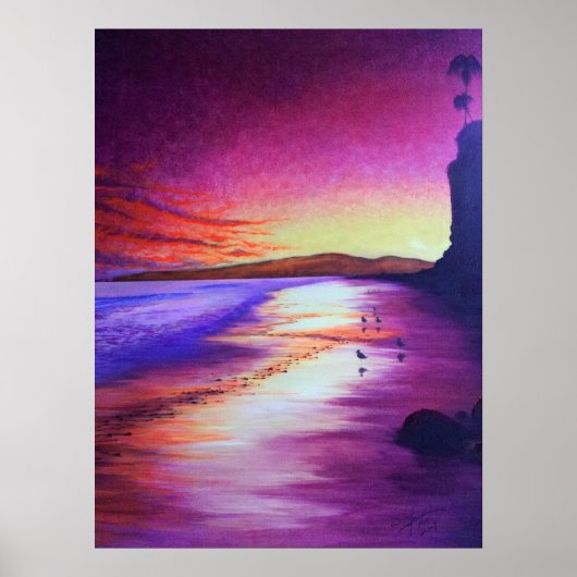 Butterfly Beach Poster (Voorkant)