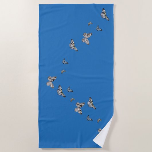 Butterfly Beach Towel Strandlaken (Voorkant)