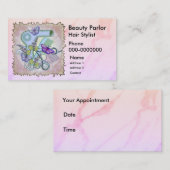 Butterfly Beautician Afspraakkaart Afsprakenkaartje (Voorkant / Achterkant)