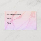 Butterfly Beautician Afspraakkaart Afsprakenkaartje (Achterkant)