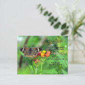 Butterfly Beauty Briefkaart (Staand voorkant)