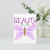 Butterfly Beauty Briefkaart (Staand voorkant)