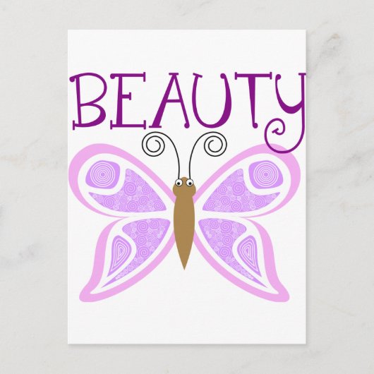 Butterfly Beauty Briefkaart (Voorkant)
