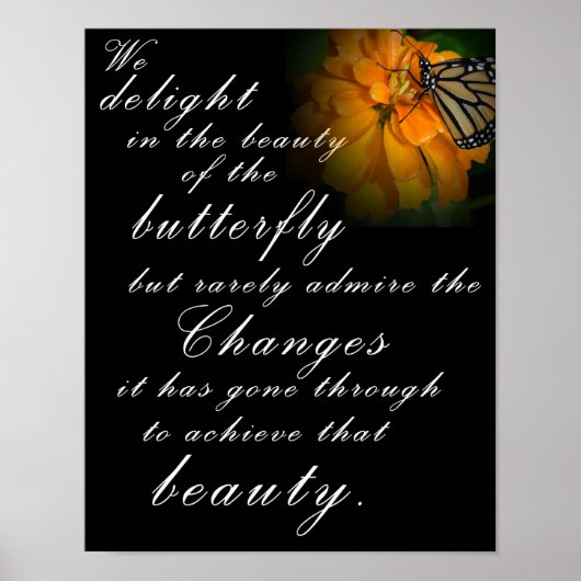 Butterfly Beauty Poster (Voorkant)