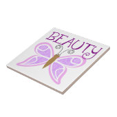 Butterfly Beauty Tegeltje (Zijkant)
