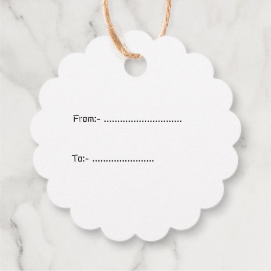 Butterfly Bedankjes Labels (Achterkant)