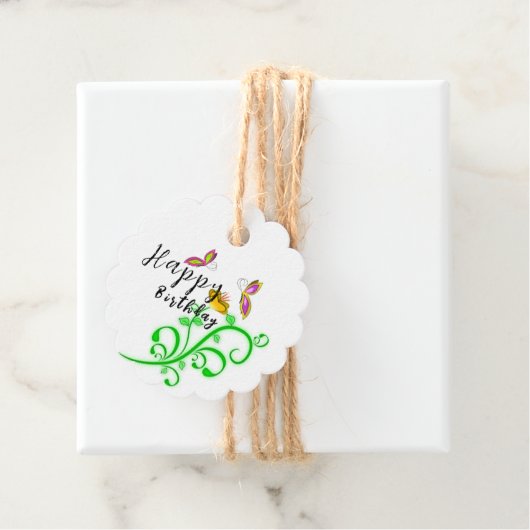 Butterfly Bedankjes Labels (In situ)