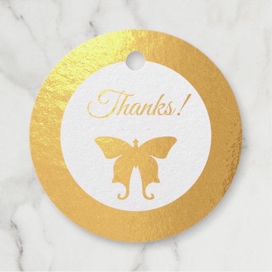 Butterfly Bedankjes Labels (Voorkant)