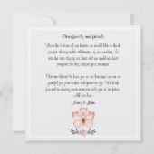 Butterfly Bedankt dat je hebt gedragen (Achterkant)