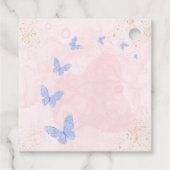 Butterfly Bedankt Verjaardag Fluttering Favoriet T Bedankjes Labels (Achterkant)