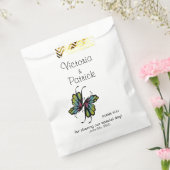 Butterfly Bedankt voor de naam Datum Bedankzakje (Gezegeld)