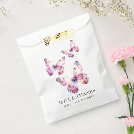 Butterfly Bedankzakje (Gezegeld)