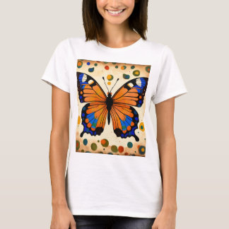 Butterfly bedrukte T-shirts voor meisjes