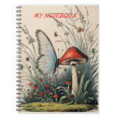 Butterfly Beneath the Bloom Notitieboek (Voorkant)