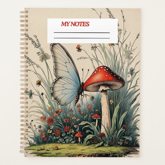 "Butterfly Beneath the Bloom" Planner (Voorkant)