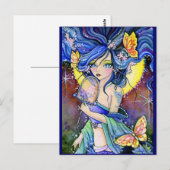 Butterfly-betoger - Briefkaart (Voorkant / Achterkant)