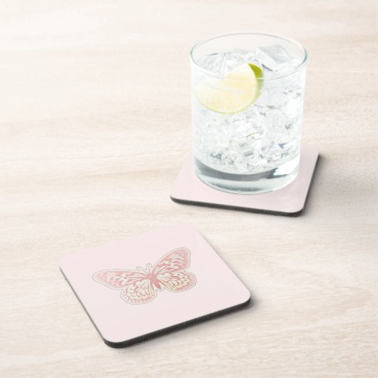 Butterfly Beverage Coaster Bier Onderzetter (Rechterzijde)