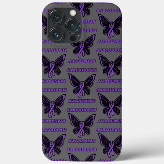 Butterfly/Bewustheid...Sarcoïdose Case-Mate iPhone Case (Achterkant)