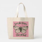 Butterfly BFTG Grote Tote Bag (Achterkant)